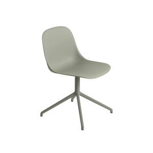 Muuto Fiber Dining Chair w. Swivel Base Dusty Green