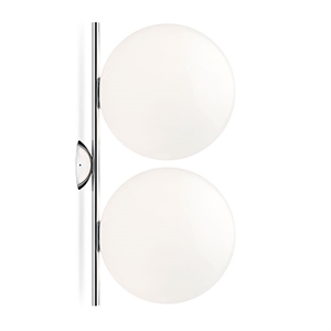 Flos IC C/W2 Double Wall Lamp Chrome