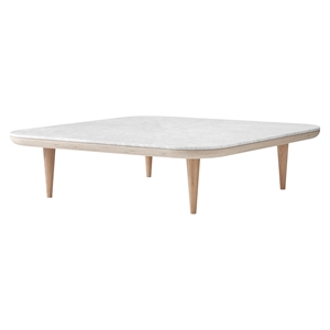 &Tradition Fly SC11 Coffee Table White Oiled Oak/Bianco Carrara