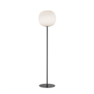 Foscarini Gem Floor Lamp White/ Black