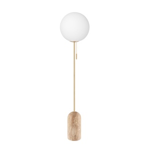 Globen Lighting Torrano -lattiavalaisin, beige, travertiini
