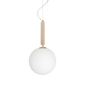 Globen Lighting Torrano 30 riippuvalaisin, beige, travertiini