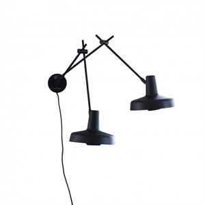 Grupa Products Arigato Wall Light Double Black