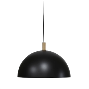 Handvärk Studio Pendant Ø50 Black & Brass