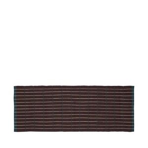 Hübsch-mökkimatto 80x200 Ruskea/tummanvihreä