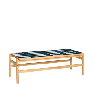 Hübsch Motif -sohvapöytä Musta/luonnonvärinen/valkoinen