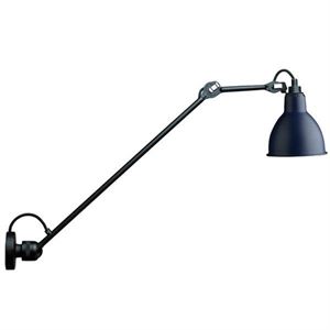 Lampe Gras N304 L60 Wall Lamp Mat Black & Blue Hardwired