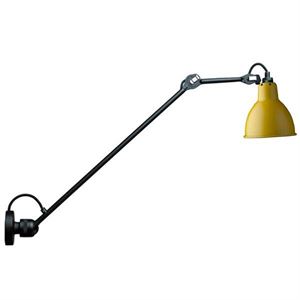 Lampe Gras N304 L60 Wall Lamp Mat Black & Yellow Hardwired