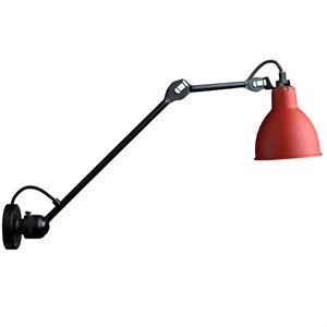Lampe Gras N304 L40 Wall Lamp Mat Black & Red Hardwired