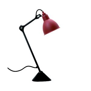 Lampe Gras N205 Table Lamp Mat Black & Mat Red