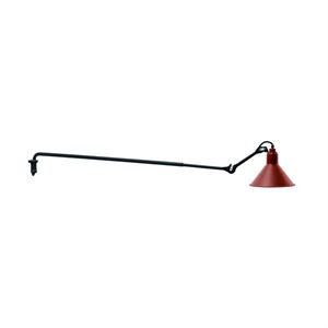 Lampe Gras N213 Wall Lamp Mat Black & Mat Red