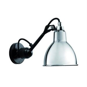 Lampe Gras N304 Wall Lamp Mat Black & Chrome Hardwired