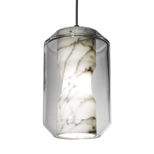 Lee Broom Chamber Light Pendulum Suuri Carraran Marmori/kristalli