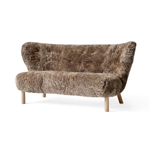 &Tradition Little Petra VB2 Sofa Sahara Sheepskin/White Oiled Oak