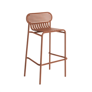 Petite Friture WEEK-END Bar Stool H80 Terracotta