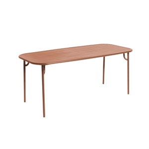 Petite Friture WEEK-END Rectangular Table Terracotta