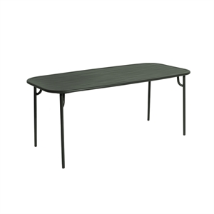 Petite Friture WEEK-END Rectangular Table Glass Green