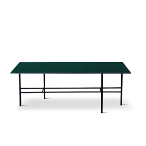 Bent Hansen Metro M108x55 Coffee Table Dark Gray/ 4174 Conifer