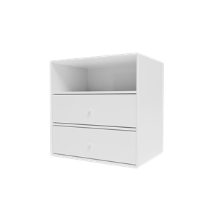 Montana Mini 1006 Bookcase with 2 Drawers New White