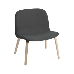 Muuto Visu Armchair w. Wood Base Upholstered Fiord 991/Oak