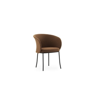 Normann Copenhagen Knit-ruokapöydän Tuoli Musta/brandy