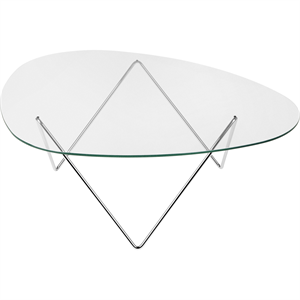 GUBI Pedrera Coffee Table Chrome