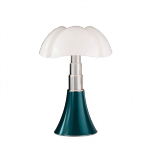 Martinelli Luce Pipistrello Medium 1965 Table Lamp Blue-Green