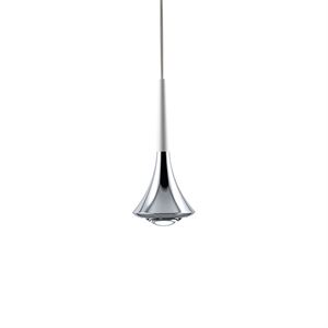 Lodes Rain SO Pendant Chrome & White
