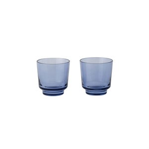 Muuto Raise Glass Indigo Set of 2 20 Cl 2