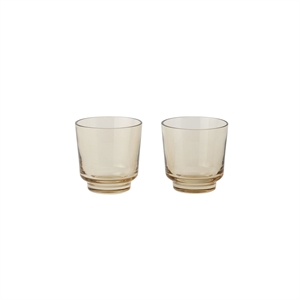 Muuto Raise Glass Ocher 20 Cl 2 Pcs