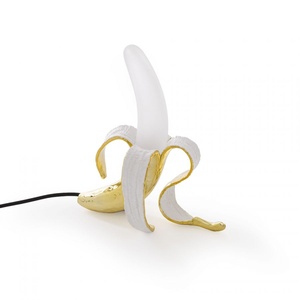 Seletti Studio Job Banana Pöytävalaisin Louie Gold