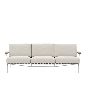 Muuto Settle Outdoor 3-istuttava sohva Laze 1/harmaa