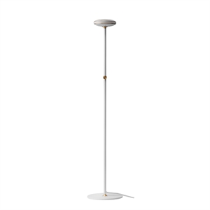 Shade ØS1 Floor Lamp White/Brass - w/Node