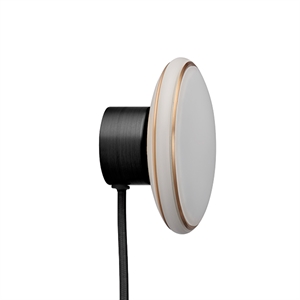 Shade ØS1 Wall Light Black/Brass - w/Node