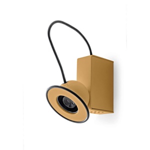 Stilnovo Minibox Seinävalaisin Kahvi