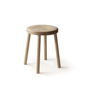 Nikari Storia Stool Oiled Ash Wood 45 cm