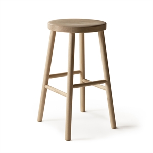 Nikari Storia Stool Oiled Ash Wood 65 cm