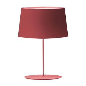 Vibia Warm Table Lamp Aluminium Shade Matt Red