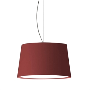 Vibia Warm Pendant Aluminium Shade Matt Red