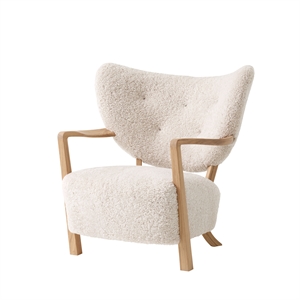 &Tradition Wulff ATD2 Armchair Sheepskin Moonlight/Oak