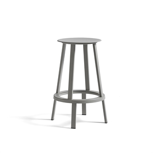 HAY Revolver Barstool Low Gray