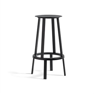 HAY Revolver Barstool High Black