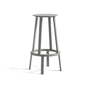 HAY Revolver Barstool High Grey