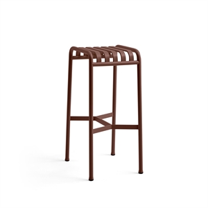 HAY Palisade Bar Stool Iron Red