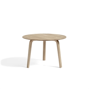 HAY Bella Coffee Table Ø60 x H39 Lacquered Oak