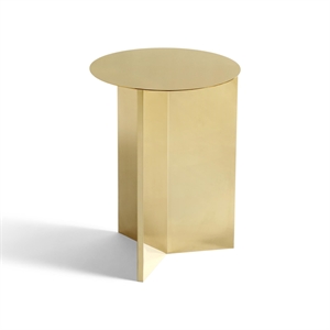 HAY Slit Coffee Table Round Ø35 Brass