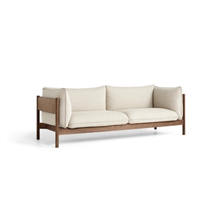 HAY Arbor 3-istuttava Sohva Walnut/Hallingdal 220