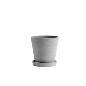 HAY Flowerpot Ja Lautanen M Harmaa