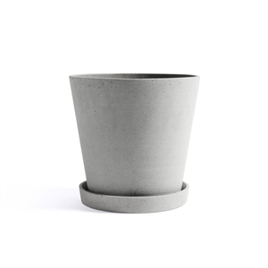 HAY Flowerpot Lautasella XXL Harmaa