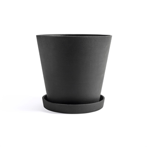 HAY Flowerpot Ja Lautanen XXXL Musta
